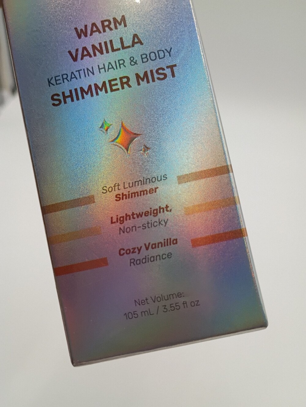 Keratin Hair & Body Shimmer Mist Warm Vanilla 105ml